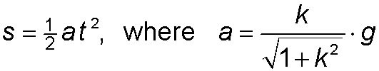 s=1/2 at2