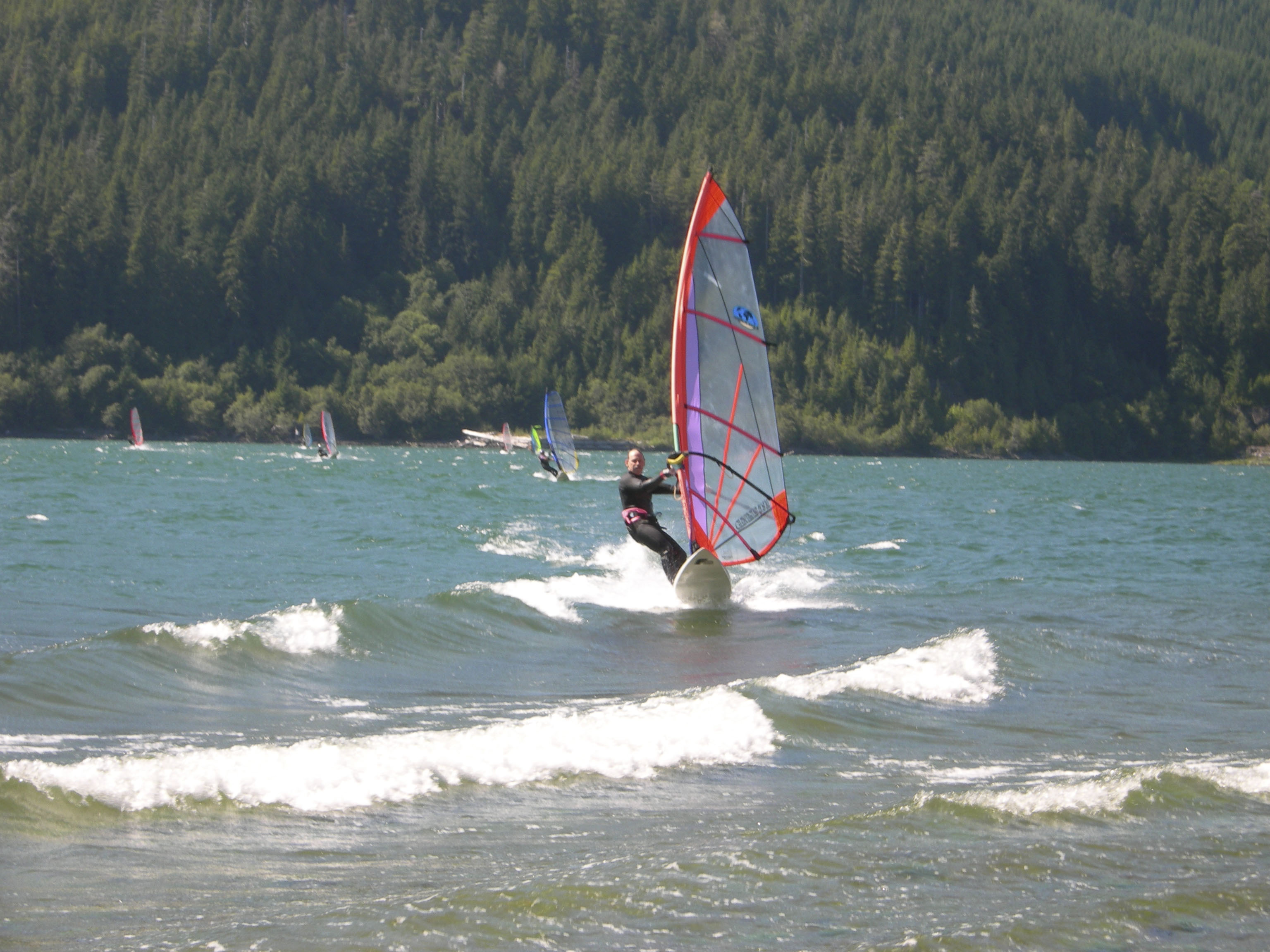 windsurfing
